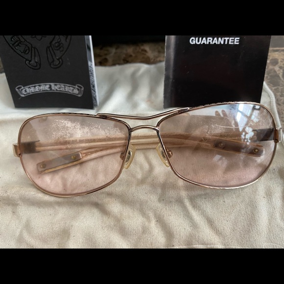 Chrome Hearts Accessories - Chrome Hearts 🔥Red Riot white sunglasses